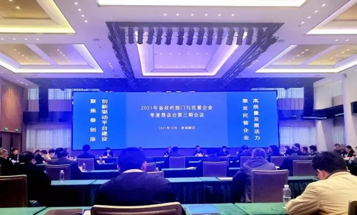 西馳電氣受邀參加2021年省政府部門與民營企業(yè)季度懇談會第三期會議(圖1)